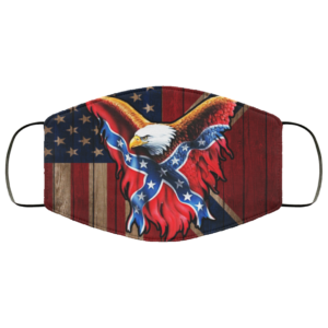 Confederate Eagle Flag Face Mask