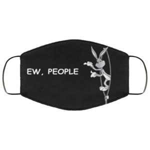 Bugs Bunny Zipper Ew People Face Mask
