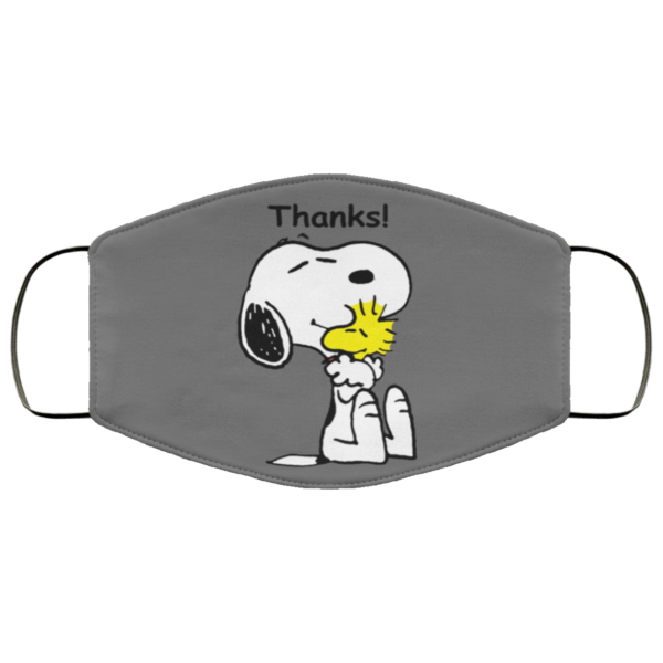 Snoopy Thanks Face Mask