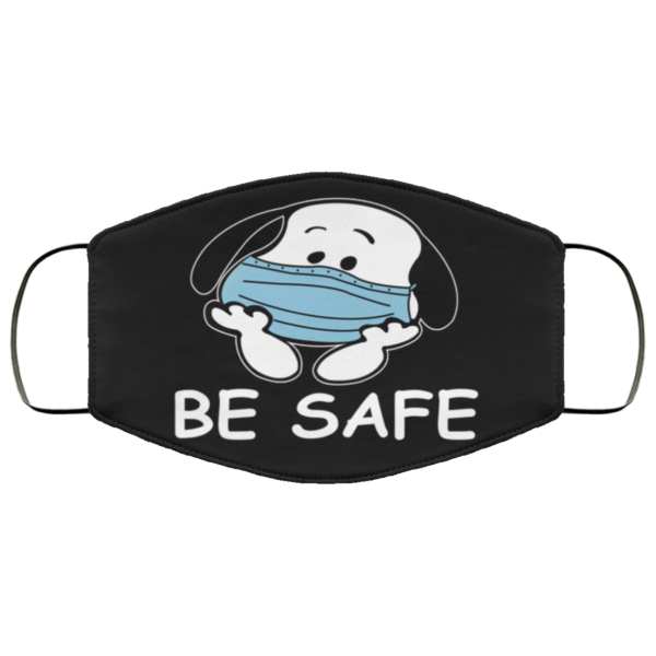 Snoopy Be Safe Face Mask