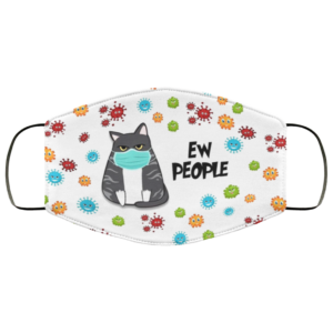 Cat Ew People Face Mask