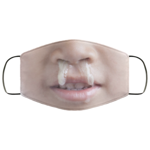 Funny Face Gross Snot Nose Kid Face Mask
