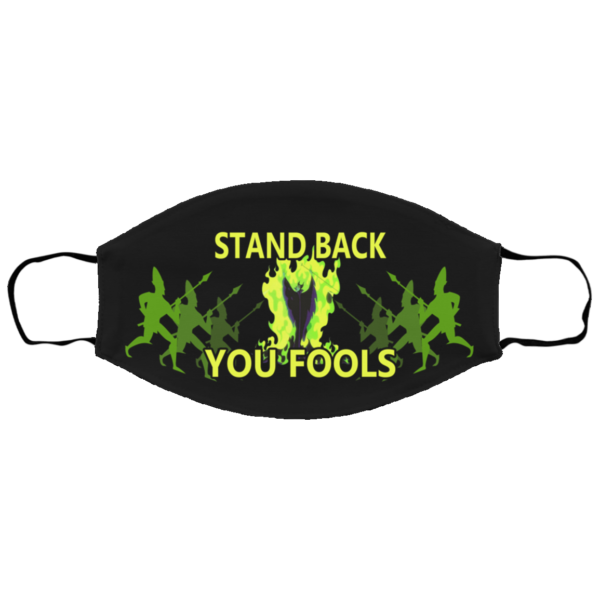 Maleficent – Stand Back You Fools Face Mask