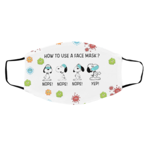 Snoopy – How To Use A Face Mask Face Mask