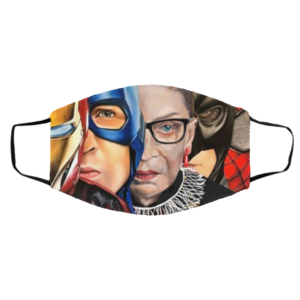 Ruth Bader Ginsburg Superheroes Face Mask