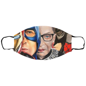 Ruth Bader Ginsburg Superheroes Face Mask