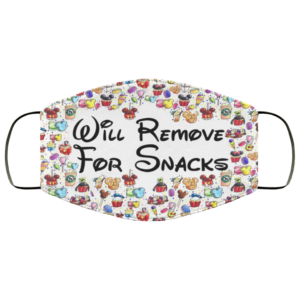Will Remove For Snacks Face Mask