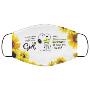 Girl – Who Really Loved Snoopy It Was The End Face Mask