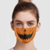 Pumpkin Halloween Jack O Lantern Face Mask