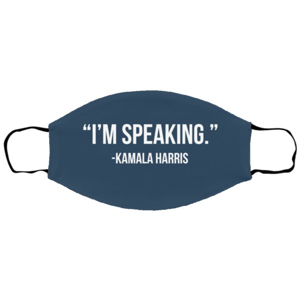 I'm Speaking - Kamala Harris Face Mask | Allbluetees.com