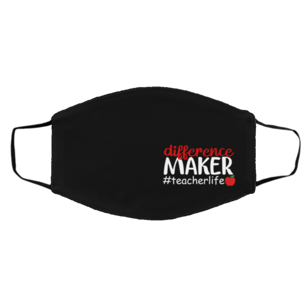 Difference Maker – TeacherLife Face Mask