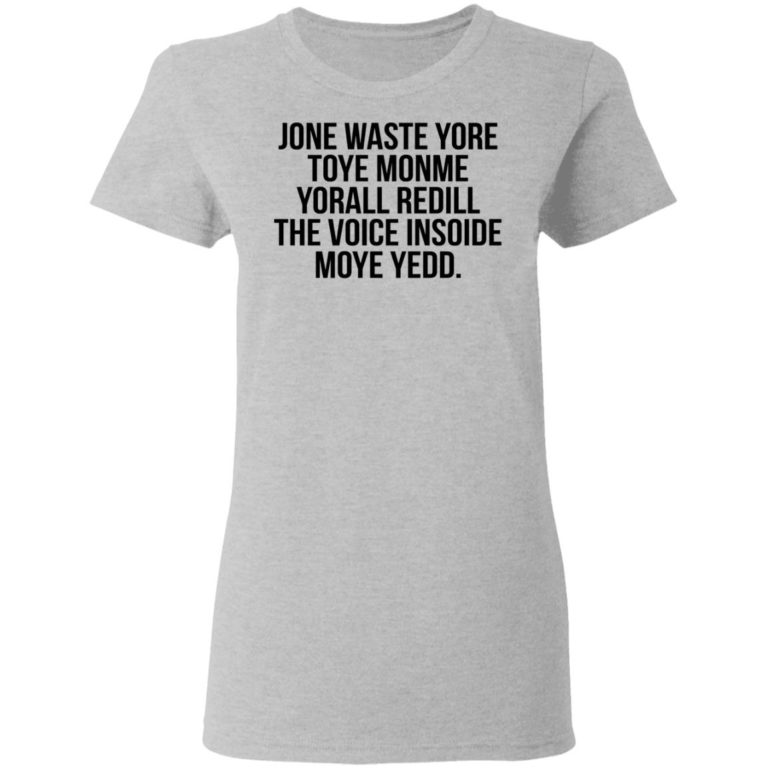 Blink 182 I Miss You Funny Jone Waste Yore Shirt - Allbluetees - Online ...