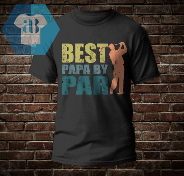 Best Papa By Par Father's Day Golf Shirt