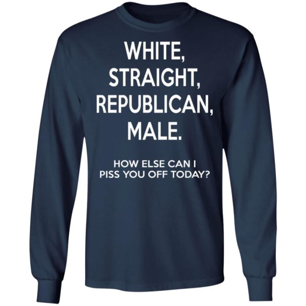 White – Straight – Republican – Male Shirt