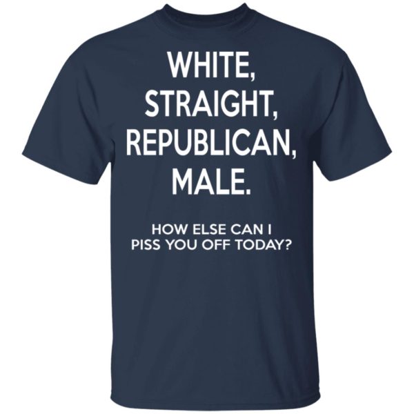 White – Straight – Republican – Male Shirt