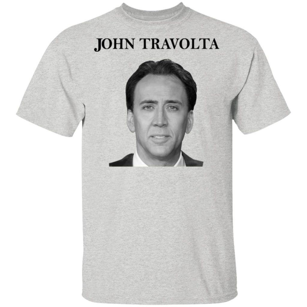 John Travolta Nicolas Cage Shirt | Allbluetees.com