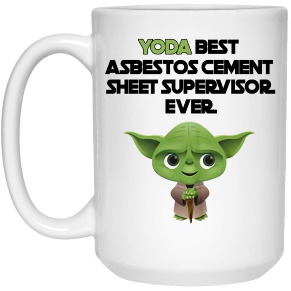 Yoda Best Asbestos Cement Sheet Supervisor Ever Mugs