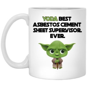 Yoda Best Asbestos Cement Sheet Supervisor Ever Mugs