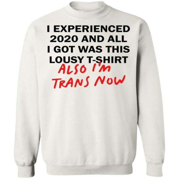 I Experienced 2020 And All I Was This Lousy T-shirt Shirt