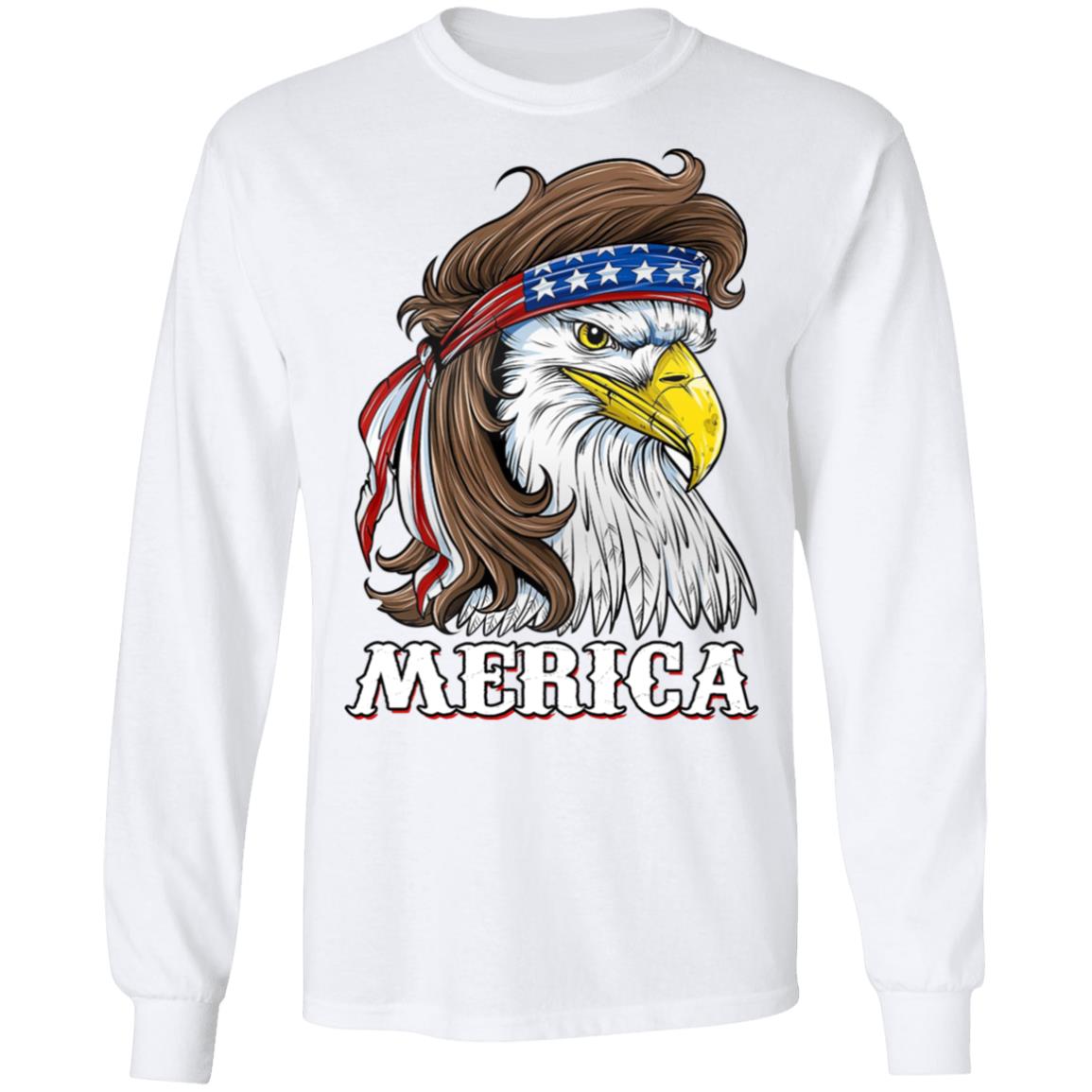 4th Of July Eagle Mullet Shirt | Allbluetees.com