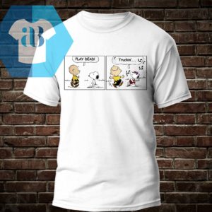 Snoopy And Charlie Brown - Play Dead Truckin' Shirt