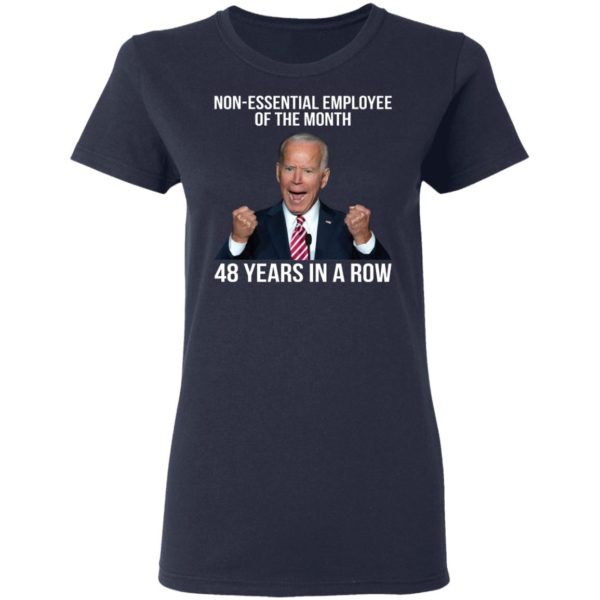 Non-Essential Employee Of The Month 48 Years In A Row Shirt