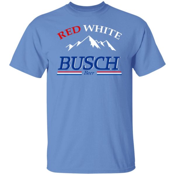 Red White And Busch Beer Shirt