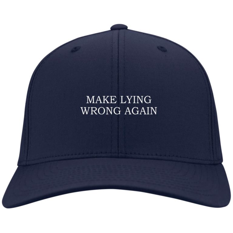 Make Lying Wrong Again Hats | Allbluetees.com