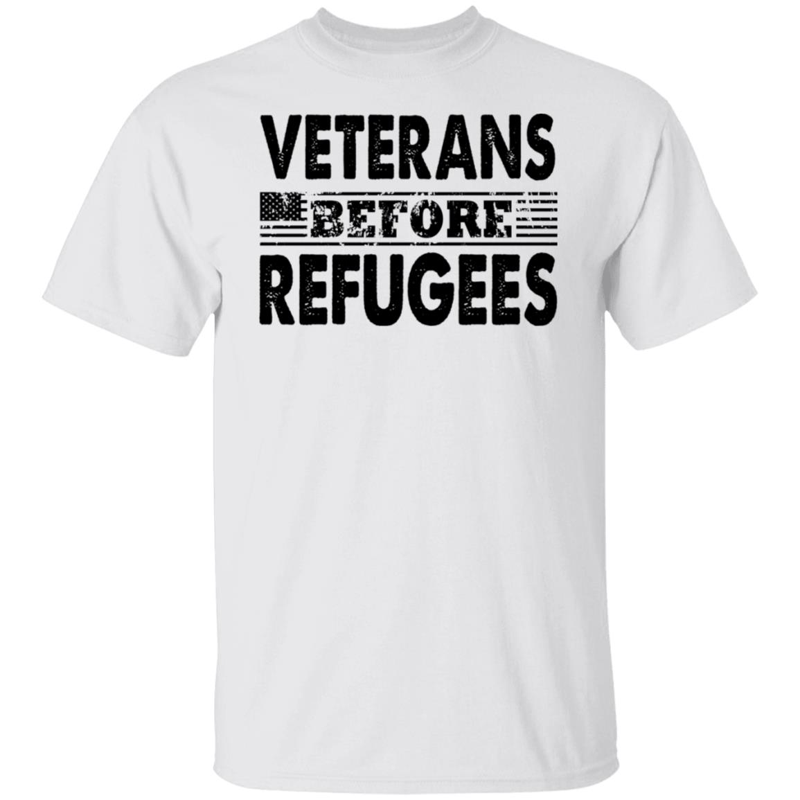 Veterans Before Refugees Shirt | Allbluetees.com