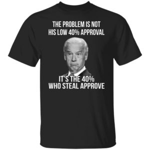 The Problem Is Not His Low 40% Approval Shirt