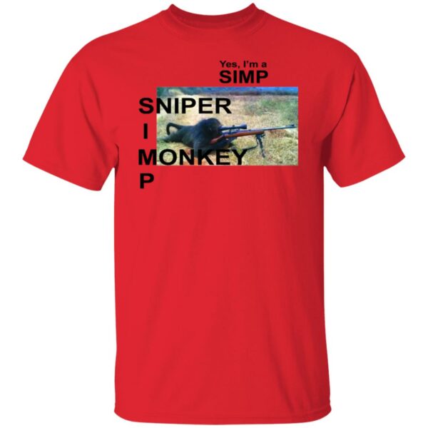 Monkey Sniper - Yes I'm A SIMP Shirt