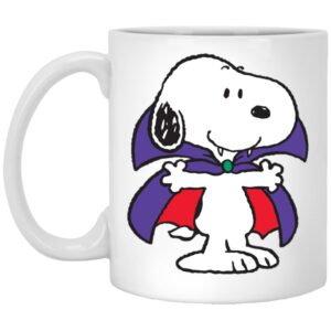 Snoopy Vampire Halloween Mugs