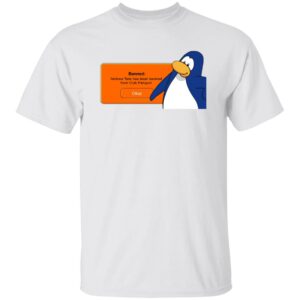 Andrew Tate Has Been Banned From Club Penguin Shirt