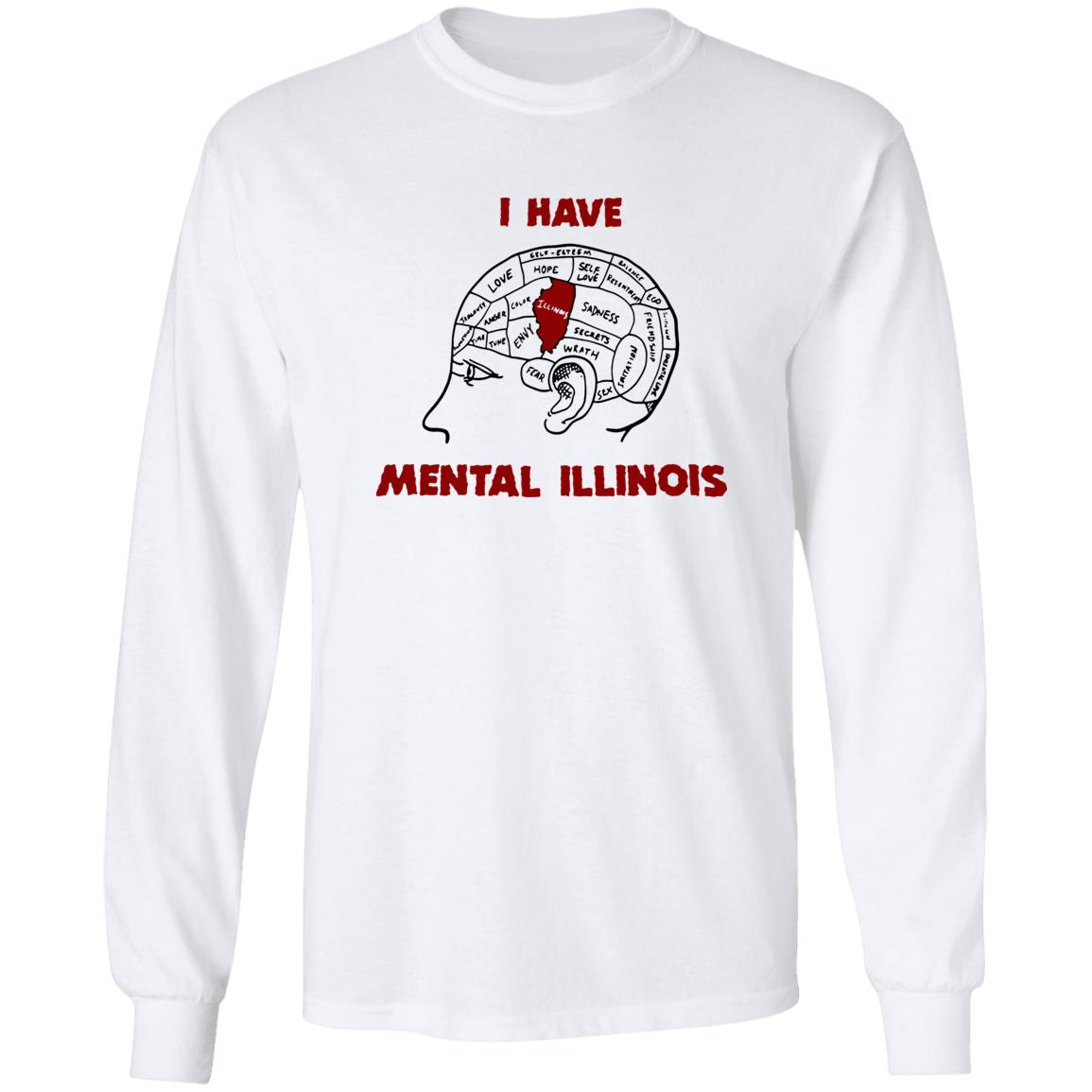 I Have Mental Illinois Shirt | Allbluetees.com
