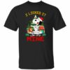 Snoopy I Licked It So It’s Mine Christmas Shirt