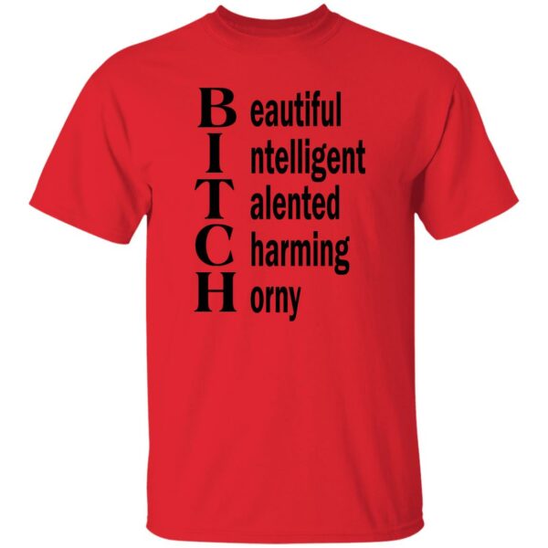 BITCH Beautiful – Intelligent – Talented – Charming – Horny Shirt