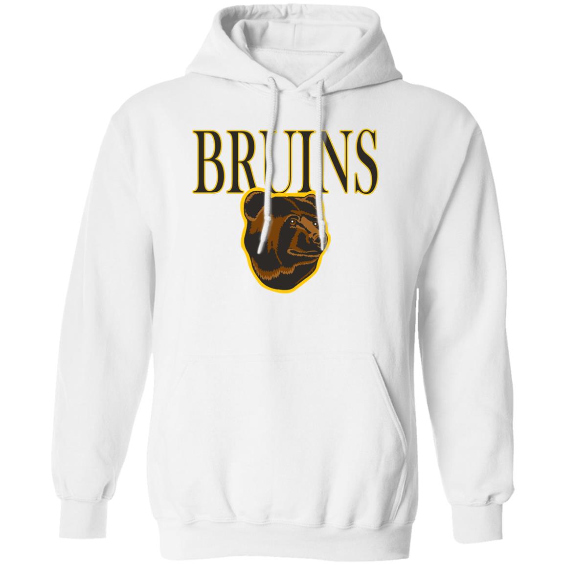 Printify Boston Bruins Pooh Bear Vintage NHL Hoodie White / 5XL