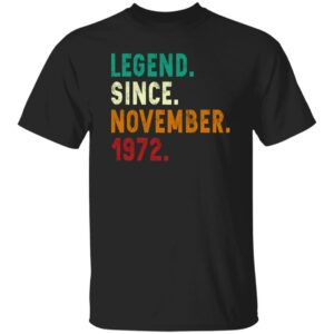 Legend Since November 1972 Shirt