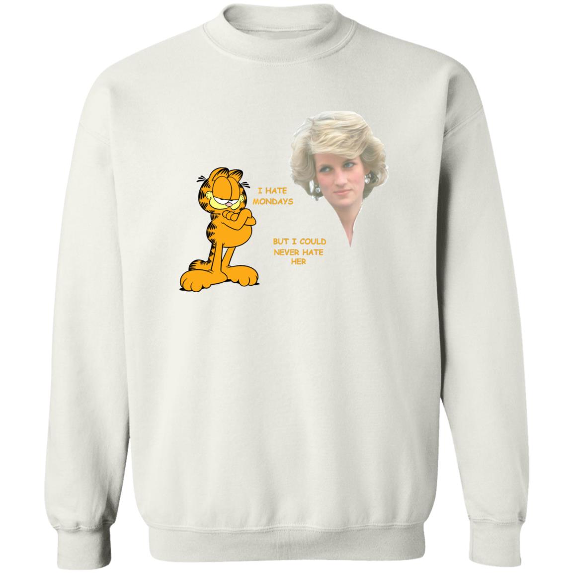 Garfield I Hate Monday But I Could Never Hate Her Sweatshirt