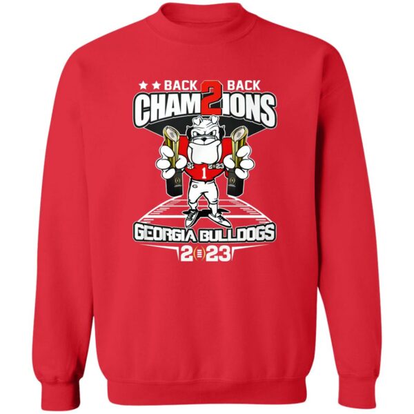 Back 2 Back Champion Georgia Bulldogs 2023 Sweatshirt