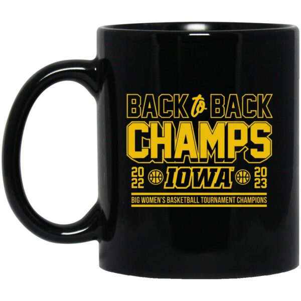 Back To Back Champs Iowa Mugs