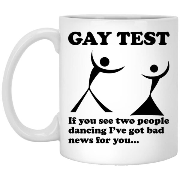 Gay Test – If You See Two People Dancing I’ve Got Bad News For You Mugs