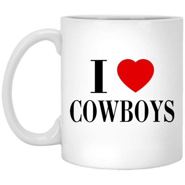 I Love Cowboys Mugs