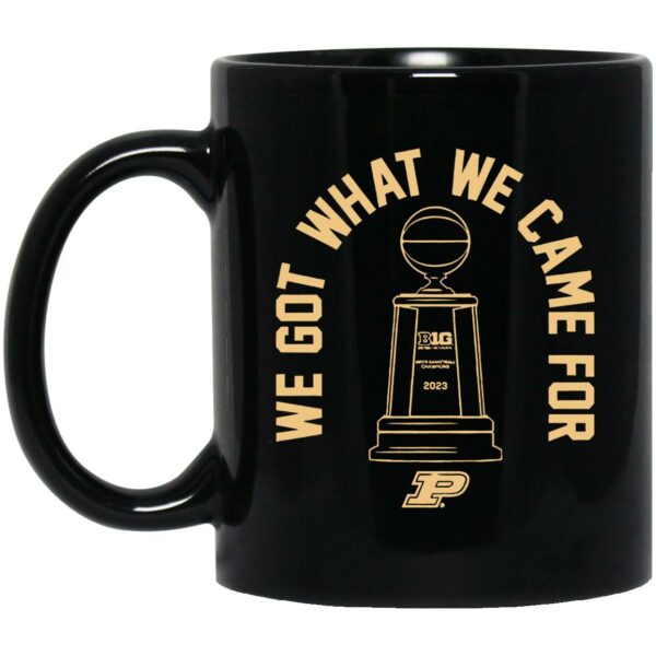 Purdue We Got What We Came For P Mugs