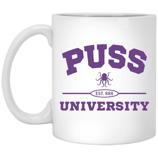 Puss University Mugs