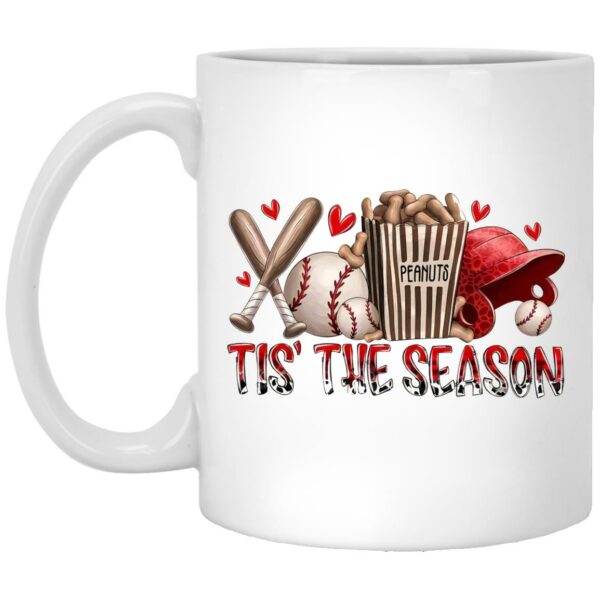 Tis' The Season Baseball Peanuts Mugs