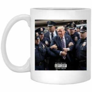 Trump Getting Arrested Meme Mugs