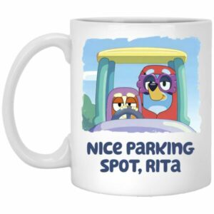 Bluey Nice Parking Spot Rita Mugs