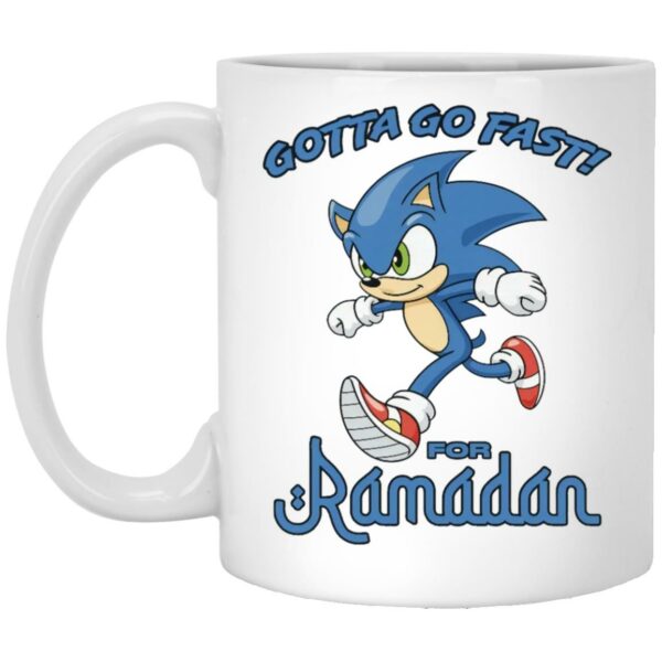 Sonic Gotta Go Fast For Ramadan Mugs
