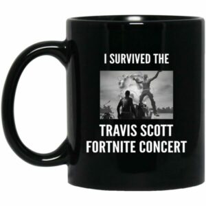 I Survived The Travis Scott Fornite Concert Mug